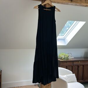 MAEVE Anthropologie Women’s Sleeveless Black Dress Midi Length - Size XS